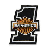 Nášivka Harley-Davidson #1 Bar & Shield – 5,1 × 6,8 cm – 682608011550