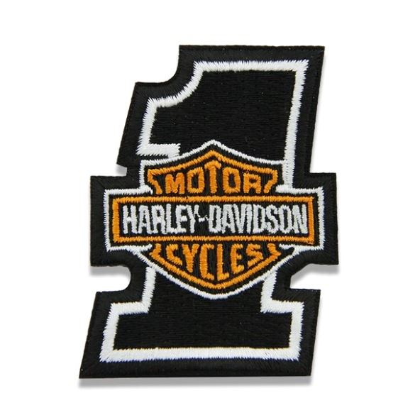 Nášivka Harley-Davidson #1 Bar & Shield – 5,1 × 6,8 cm – 682608011550
