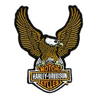 Harley-Davidson Eagle Bar & Shield nášivka – 682608011611
