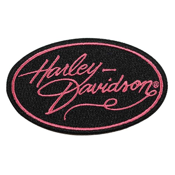 Nášivka Růžová Harley-Davidson 682608014254