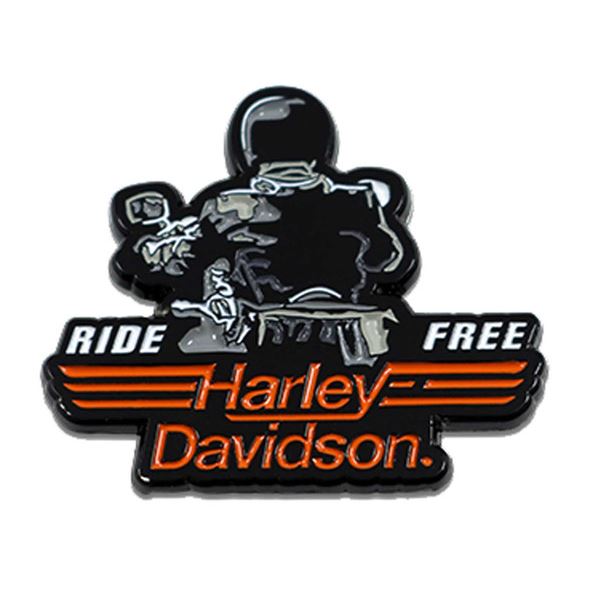 Pin Rider on  Harley-Davidson - barevný 682608015718
