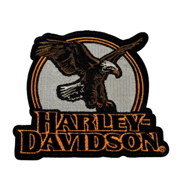 Nášivka Harley-Davidson Eagle Eye – 10,2 cm – Vyšívaná – 682608016753