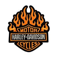Harley-Davidson Firestarter nášivka černá/oranžová – 682608016784