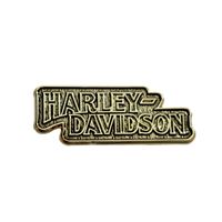 Harley-Davidson Two Tone odznak – Zlatá/Černá – 682608019037