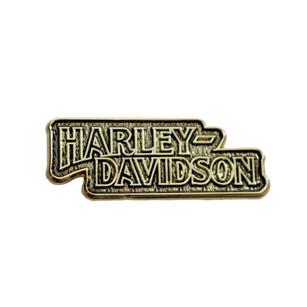 Harley-Davidson Two Tone odznak – Zlatá/Černá – 682608019037