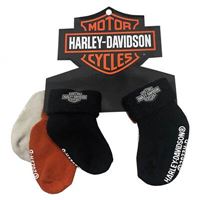 Balení 3 Chlapeckých ponožek s logem Harley-Davidson 7059307-6/12M