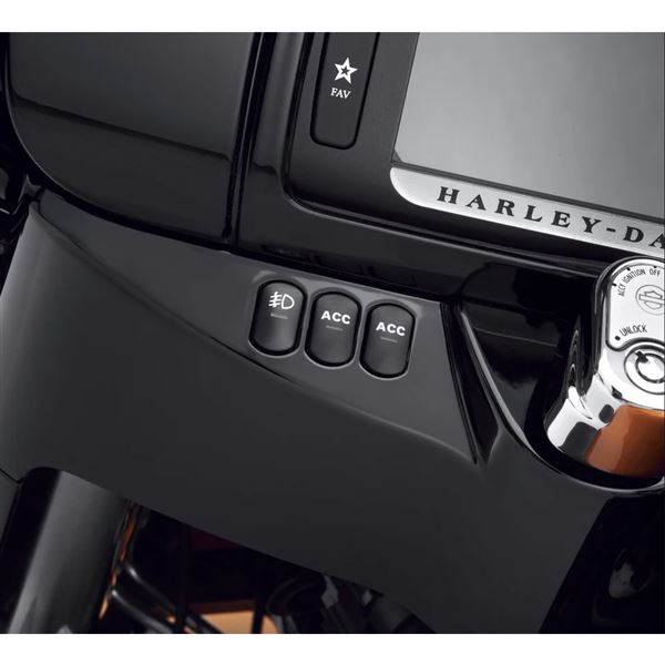 Auxiliary Power Switch Kit - Fairing Mount Road Glide,Street Glide 71400105