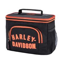 Harley-Davidson chlapecká termotaška na svačinu – Černá/Oranžová – 7189571