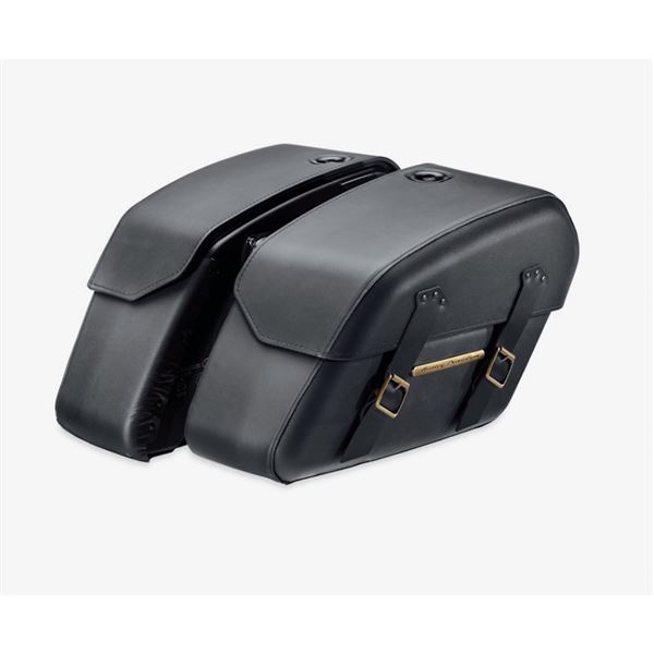 H-D Detachables Saddlebags – Brass Trim 90201645A