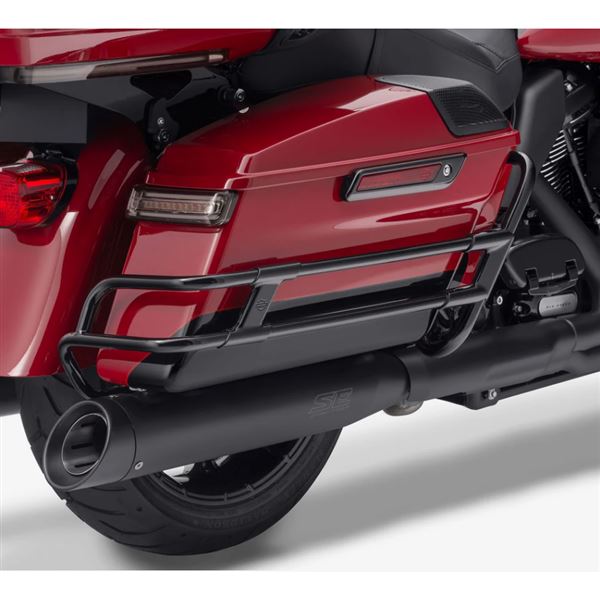 Harley-Davidson® Saddlebag Guard Rails – Black Finish (90201902)