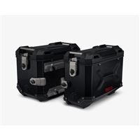 PAN AMERICA Aluminum – hliníkové boční kufry (černé) 90202088