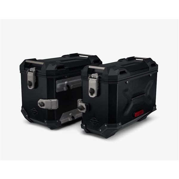 PAN AMERICA Aluminum – hliníkové boční kufry (černé) 90202088