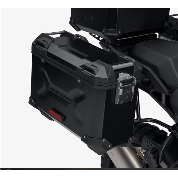 PAN AMERICA Aluminum – hliníkové boční kufry (černé) 90202088