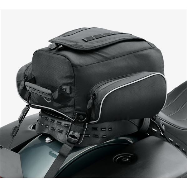 Harley-Davidson Onyx Premium zavazadlová taška na zadní sedadlo – Černá – 93300106