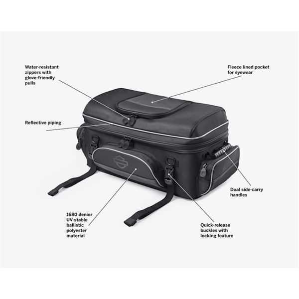 Onyx Premium Luggage Tour-Pak Rack Bag – BEST SELLER