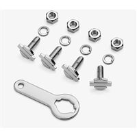 Harley-Davidson sada šroubů pro uchycení SPZ – Bar & Shield – chrom – 94114-02