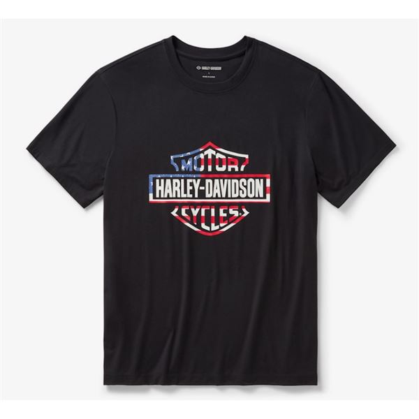 SUMMER 2026 Pánské tričko Harley Black - 96180-26VM
