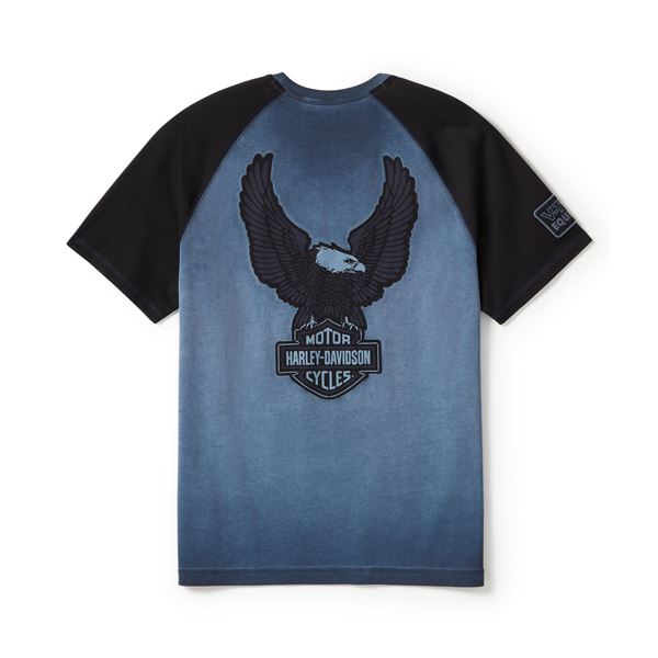 Tričko Harley-Davidson modročerné 96380-25VM