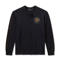 FALL 2026 Pánské tričko Thermal Henley s dlouhými rukávy - 96481-26VM
