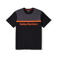 Tričko Harley-Davidson HD TECH Coolmax černo-šedé 96489-25VM