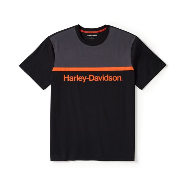 Tričko Harley-Davidson HD TECH Coolmax černo-šedé 96489-25VM