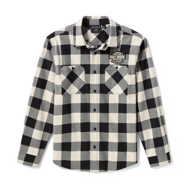 FALL 2026 Harley-Davidson pánská flanelová košile American Classic Buffalo - 96534-26VM