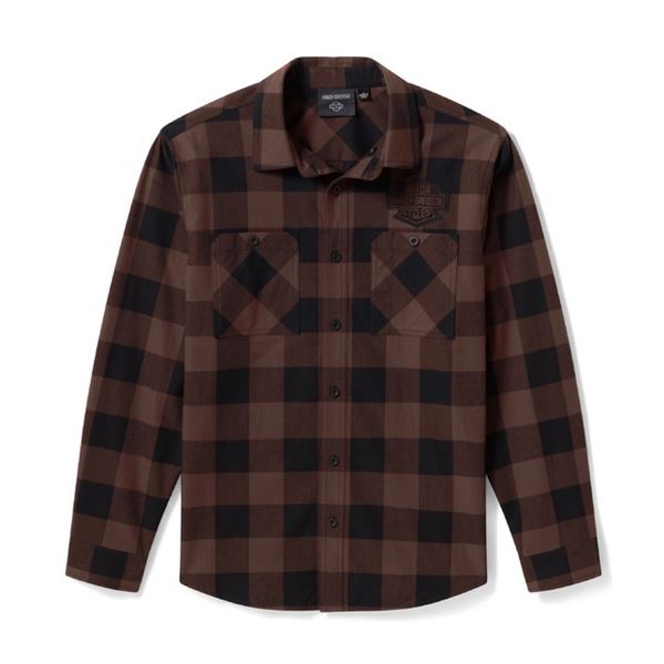 FALL 2026 Harley-Davidson pánská flanelová košile American Classic Buffalo - 96535-26VM