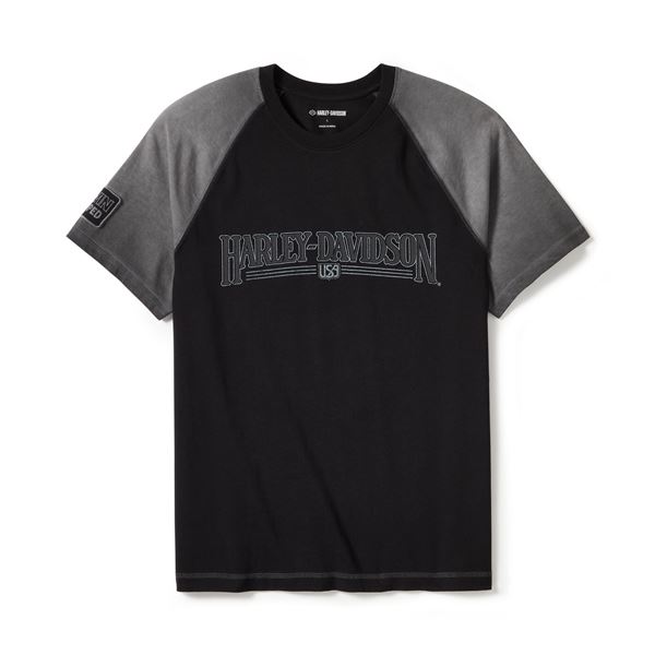 Triko Harley-Davidson, černošedé 96603-25VM