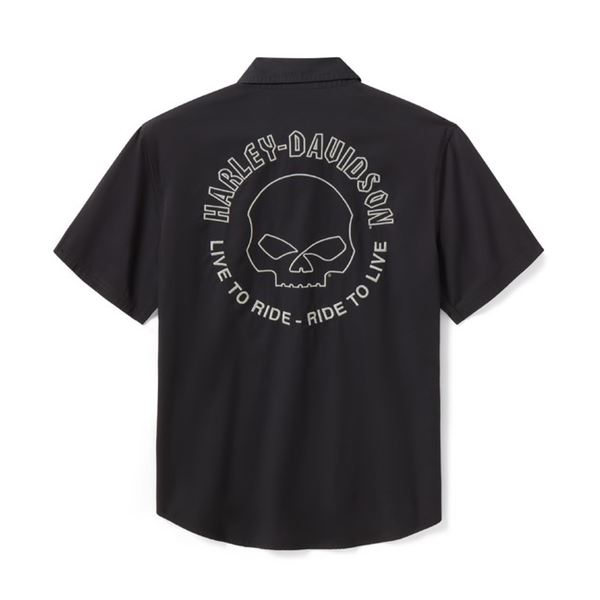 FALL 2026 Pánská pracovní košile Willie G Dark Custom - 96558-26VM