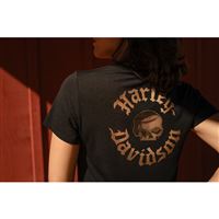 FALL Harley-Davidson Willie G™ Skull dámské tričko černé – 96715-26VW