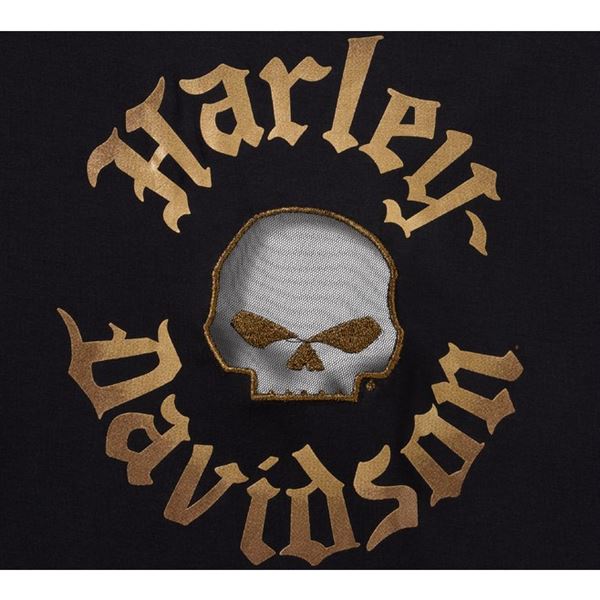 FALL Harley-Davidson Willie G™ Skull dámské tričko černé – 96715-26VW