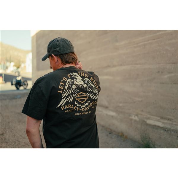 UNISEX tričko Eagle Harley-Davidson 96858-25VX