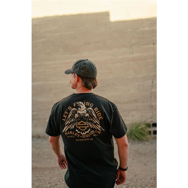 UNISEX tričko Eagle Harley-Davidson 96858-25VX