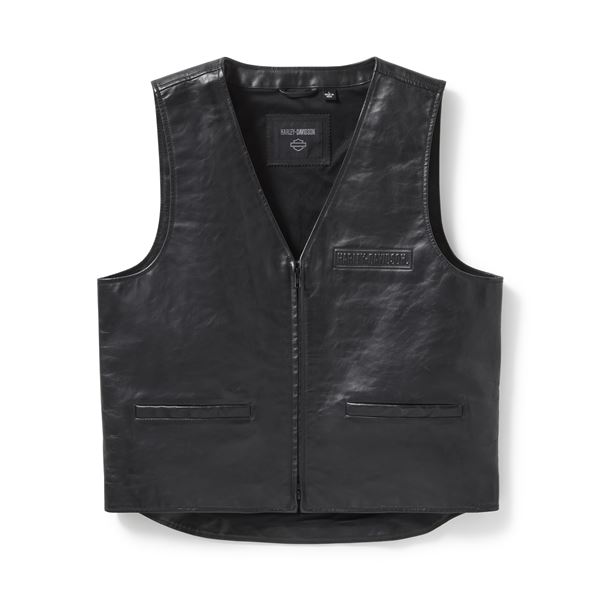 Pánská kožená vesta Harley-Davidson 97021-25VM