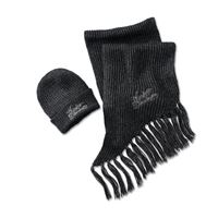 Dámský set - Čepice a šála Harley-Davidson - černá 97678-24VW