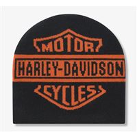 FALL 2026 Pánská čepice – Harley Black & Orange – 97687-26VM