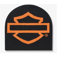 FALL 2026 Pánská čepice Harley Black & Orange – 97689-26VM
