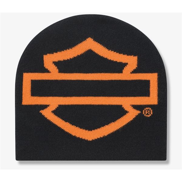 FALL 2026 Pánská čepice Harley Black & Orange – 97689-26VM