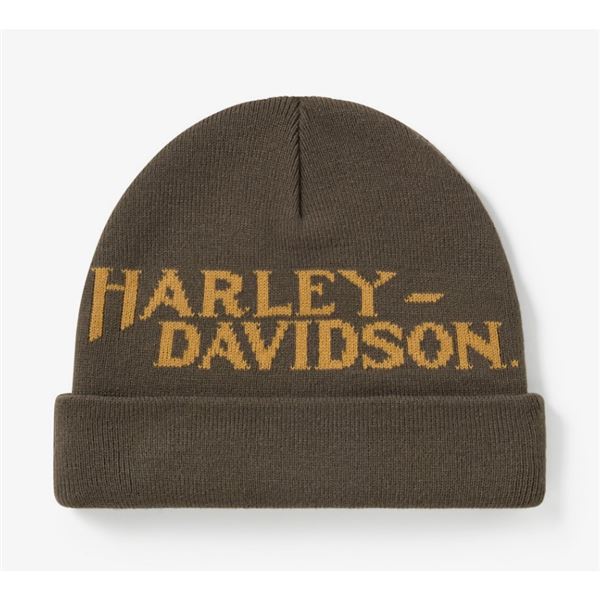 FALL 2026 Pánská čepice Harley-Davidson American Classic – Black Olive – 97693-26VM