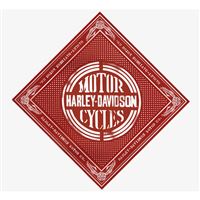Pánský šátek Harley-Davidson American Classic – Barn Red – 97707-26VM