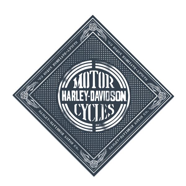 FALL 2026 Pánský šátek Harley-Davidson American Classic – Dark Navy – 97708-26VM