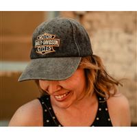 FALL 2026 Dámská čepice Harley-Davidson Bling Strapback – Černá – 97723-26VW