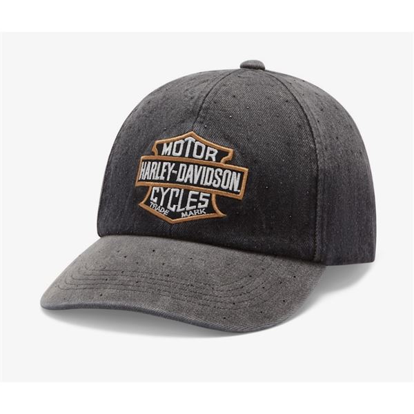 FALL 2026 Dámská čepice Harley-Davidson Bling Strapback – Černá – 97723-26VW