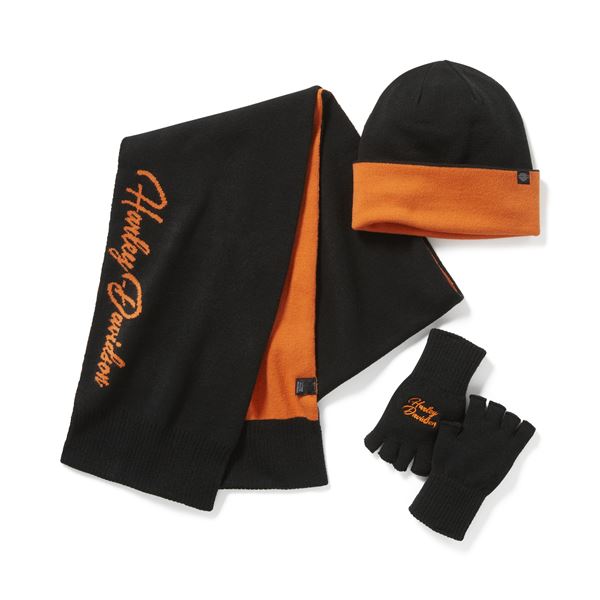 Sada dámská čepice,šála, rukavice Harley-Davidson 97782-25VW