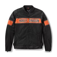 2026 ARRIVAL Pánská bunda BLACK/ORANGE 98300-26VM