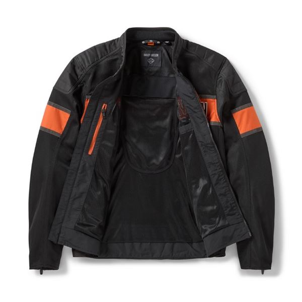 2026 ARRIVAL Pánská bunda BLACK/ORANGE 98300-26VM