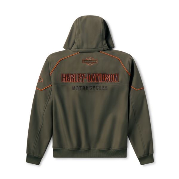 FALL 2026 Pánská větrovka Harley-Davidson Idyll Windproof Soft Shell  olivová – 98400-26VM