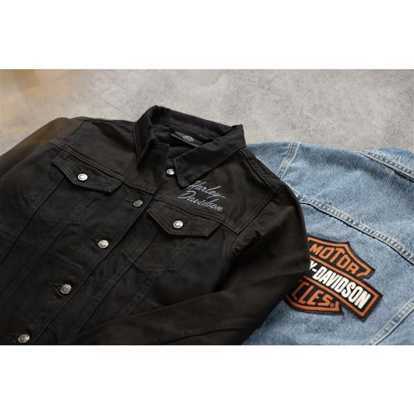 Dámská džínová bunda – černá džínovina 99041-23VW