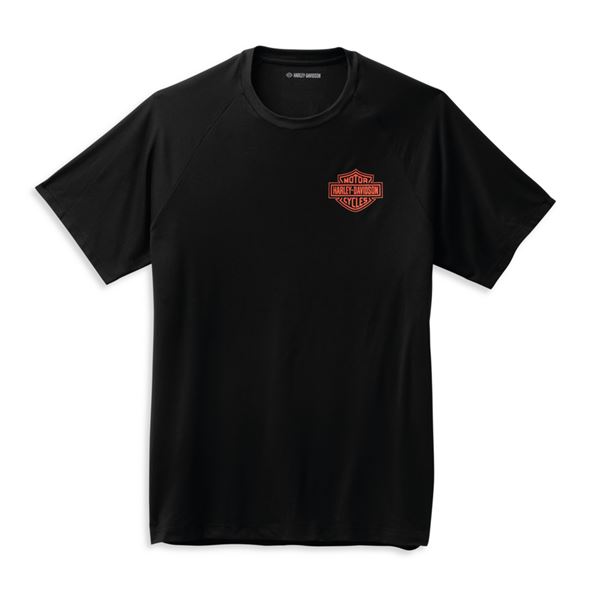 Jezdecké pánské tričko černé Harley-Davidson 99054-22VM