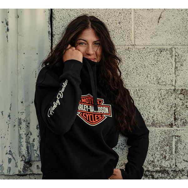 FALL 2026 Dámská černá mikina Harley-Davidson - 99115-26VW